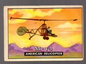 Wings (1953) - Tarjeta # 162 - TOPPS - EE. UU. M-14 Helicóptero - Imagen 1 de 2