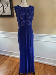 royal blue evening dress size 18