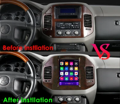 Reproductor de radio estéreo para automóvil 9,7" Android 13 navegación GPS para Mitsubishi Pajero 1999-2006 Foto 1 de 4