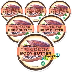 6x DermaV10 Cocoa Body Butter 220ml - Picture 1 of 1