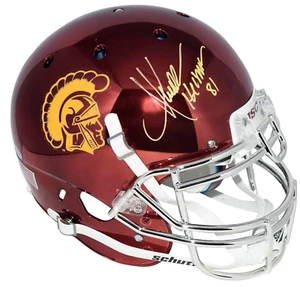 MARCUS ALLEN SIGNED USC TROJANS AUTHENTIC CHROME HELMET BECKETT W/ HEISMAN 81 - Picture 1 of 1