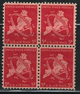 US Year of 1948 Mint Block of 4 Air Mail Stamp SCOTT# C38 (MNH) - Picture 1 of 1