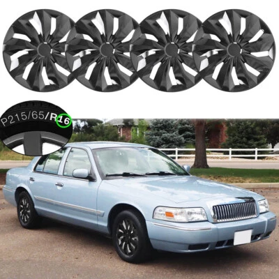 Juego completo de tapacubos de rueda de 16" para llanta de neumático y acero para Mercury Grand Marquis Foto 1 de 4