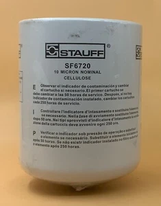 Stauff SF-6720 Spin-On Hydraulic Filter 10 Micron Heavy Equipment Filter - Picture 1 of 6