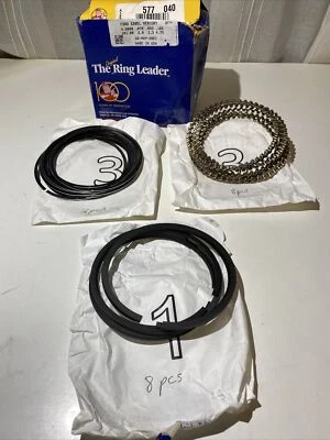 Anillos de pistón diésel Hastings 577 040 Ford 8 cilindros hechos en EE. UU. 26-mayo-2021 Foto 1 de 3