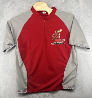 St. Louis Cardinals Game Giveaway Jersey Entrenadores Chaqueta Talla XL 1/4 Cremallera Camisa Foto 1 de 4