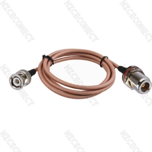 RG142 BNC Macho Enchufe a N Hembra Jack Mampara Junta Tórica Coleta Adaptador Cable 40cm - Imagen 1 de 3