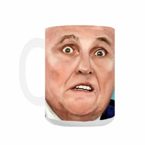 Funny RUDY COLLUDIANI Mug, Giuliani World's Worst Lawyer, Trump Insurrection Cup - Picture 1 of 6
