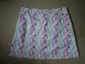 Nueva con etiquetas Falda Corta Cortter & Buck Golf Tenis Mujer Estampado Falda Corta Talla 8/M  - Imagen 1 de 5