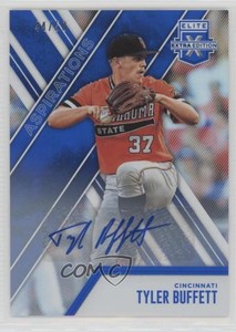 2017 Panini Elite Extra Edition Aspirations Blue /50 Tyler Buffett #72 Auto