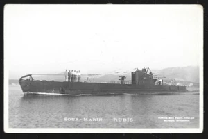 CPA -- SOUS MARIN LE RUBIS . AVEC SOUS MARINIERS . 650.K - Picture 1 of 1