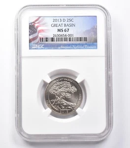 MS67 2013-D Washington Quarter Great Basin NGC *5395 - Picture 1 of 3