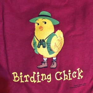 T-Shirt Küken Baumwolle Vogelbeobachtung XXL NEU Neu mit Etikett Rot Unisex - Bild 1 von 5