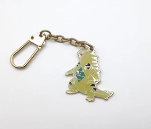 Pokemon Tyranitar Metal Columpio Llavero Dije Japón 1" Esmalte - Imagen 1 de 1