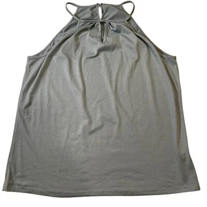 Canotta Emery Rose Halter buco della serratura casual senza maniche verde salvia taglia M - Foto 1 di 6