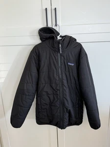 Patagonia Jacket Youth Medium Reversible Ready Freddy Coat Black - Picture 1 of 7