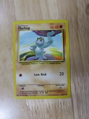 Pokemon TCG - Machop 52/102 Base Set Común LP Foto 1 de 2