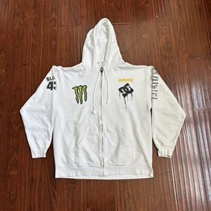 De Colección Y2K DC Zapatos Monster Energy Subaru Ken Block 43 Cremallera Sudadera con Capucha Talla - Imagen 1 de 7