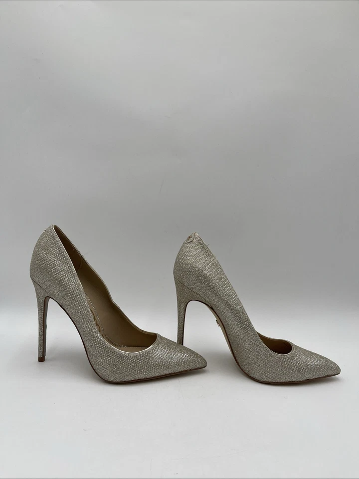 Sam Edelman Hazel Lunares Textil y Cuero Tacón Canchas Dorado Talla 8.5 Foto 1 de 4