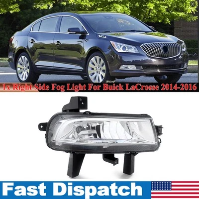 For Buick LaCrosse 2014-2016 Front Halogen Fog Light Lamp Assembly Right Side Foto 1 de 4