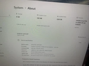 ACER Aspire XC-895 Desktop PC - Intel Core i3, 1 TB HDD 8GB Ram - Picture 1 of 6