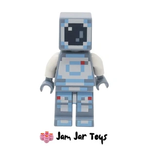 LEGO Minecraft Mini Figure - Skin 4 Pixelated White / Blue 853610 MIN037 R862 - Picture 1 of 3