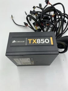 CORSAIR TX850 850WATT POWER SUPPLY CMPSU-850TXV2 - SHIPS FAST - Photo 1/7