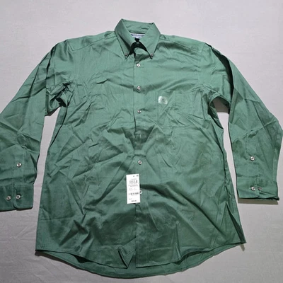 Club Room Dress Shirt Men's 15.5 32 33 Brazilian Green Regular Fit performance - Image 1 of 4