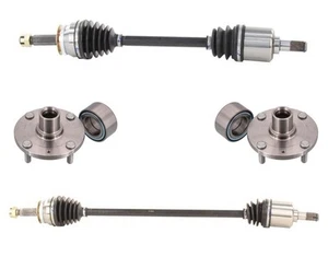 Front Wheel Hub Bearings & CV Axles Fits Kia Spectra 2.0L 04-06 Automatic Trans - Picture 1 of 7