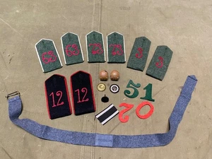 LOTE DE INSIGNIAS CHAQUETA TÚNICA HOMBRERAS ALEMANA M1907 M1915 PRIMERA GUERRA MUNDIAL - Imagen 1 de 1