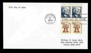 1280ce DULL GUM / 1595a HEFTCHEN SCHEIBENMARKEN FDC - BUSCH - Bild 1 von 2