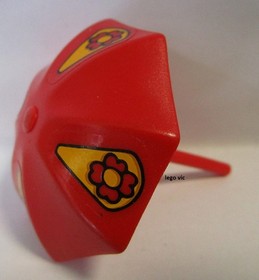 Lego x845pb02 +4095 Umbrella Red Umbrella Stickers Fabuland 3681 A23