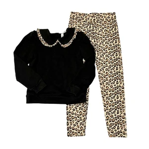 Janie And Jack Leopard Outfit Size 7 - Picture 1 of 9