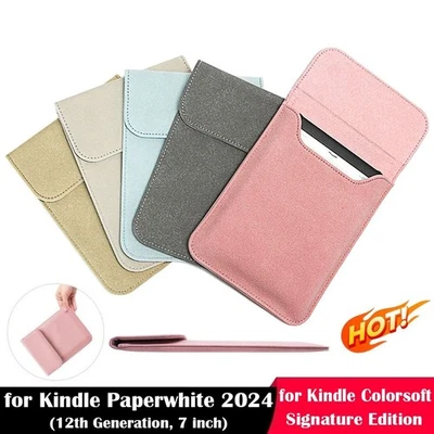 6.8 7 inch Storage Bag for Kindle Paperwhite 2024/Colorsoft Signature Edition - Image 1 of 4