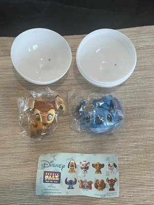 Disney Puzzle Palz Erasers Figure BAMBI & STITCH Unopened  Still in bags - Image 1 of 4