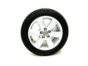 AUDI A6 4G Alufelge + Sommerreifen Dunlop 225/55 R17 4G0601025BK ca 5,5mm - Bild 1 von 11