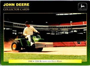 Tarjetas de coleccionista John Deere 1994 #86 1200 búnker y rastrillo de campo - Imagen 1 de 2