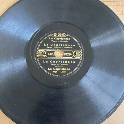 1917 - PREWAR GERMAN 78 rpm ISI 4829 LA CAPRICHOSA TANGO V+ - Image 1 of 4