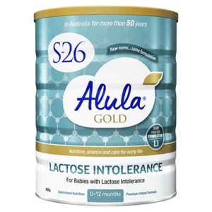 Alula S-26 Gold Lactose Intolerance Infant Formula 900g LI Galatose Free Diet - Picture 1 of 4
