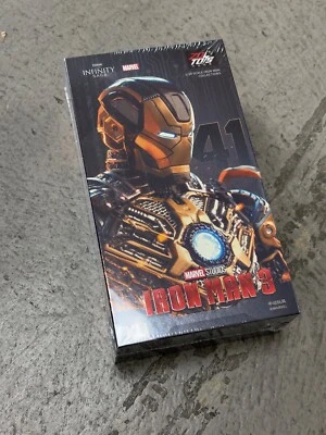 Figura de acción ZD-MK41: ZD Toys Marvel Iron Man Mark 41 MK41 XLI Bones 7" Foto 1 de 2