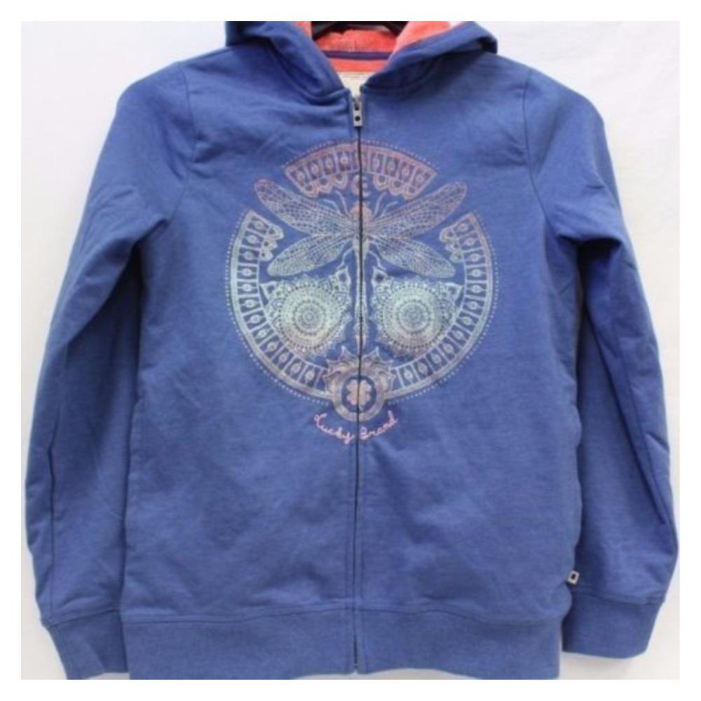 Lucky Brand Long Sleeve Blue Sweatshirts & Hoodies for Girls Lucky Brand Long Sleeve Blue Sweatshirts & Hoodies for Girls