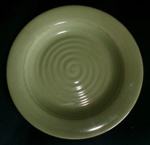 GIBSON ELITE SANGRIA SHADES OLIVE - 11-1/4" DINNER PLATES SO - Picture 1 of 2