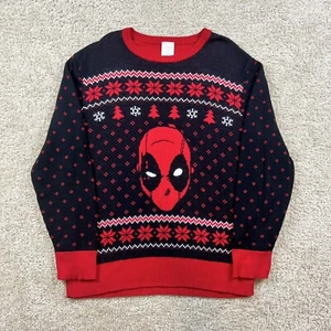 Marvel Deadpool Ugly Christmas Sweater XL - Picture 1 of 5