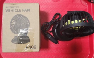 12V Car Fan 4.1" Portable Vehicle Auto Cooling with Cigarette Lighter Model F409 - Picture 1 of 5