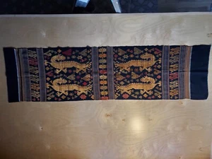 Vintage Lao Ethnic Silk, Cotton, Handwoven/Loomed And Embroidered Textile - Picture 1 of 12