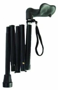 Walking Stick, Folding, Ergonomic/Comfort Grip, Height Adjustable RIGHT HANDED - Picture 1 of 1