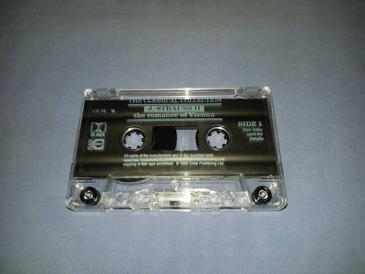 J STRAUSS THE ROMANCE OF VIENNA CLASSICAL CASSETTE TAPE ALBUM (NO INLAY #179) - Image 1 of 2
