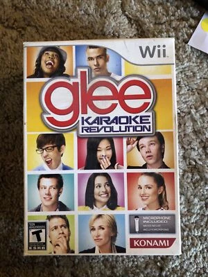 BRAND NEW Glee Karaoke Revolution | Nintendo Wii Game + Microphone | Konami - Image 1 of 4