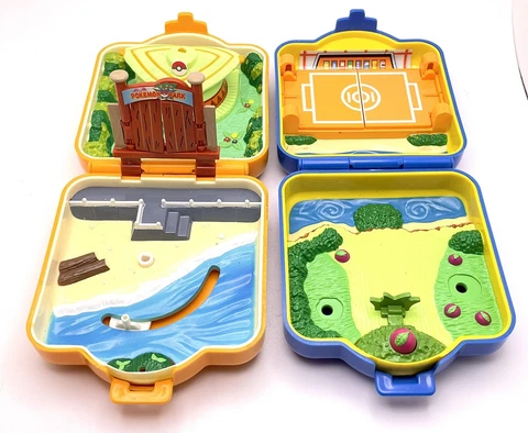 1997 Pokemon Tomy Pinkan & Seafoam Island Incomplete Polly Pocket Style Playsets Cover