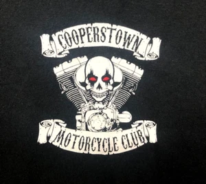 Cooperstown Motorcycle Club Sons Of Alice 2XL Tee T Shirt Black Rare OOP AZ PP - Picture 1 of 5